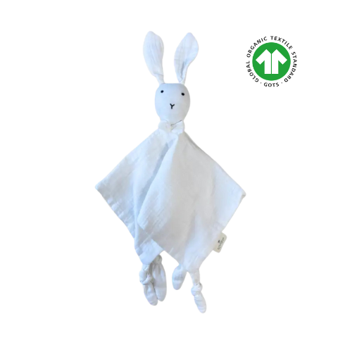 Doudou de algodón orgánico GOTS®- Conejo (Ecomikro)