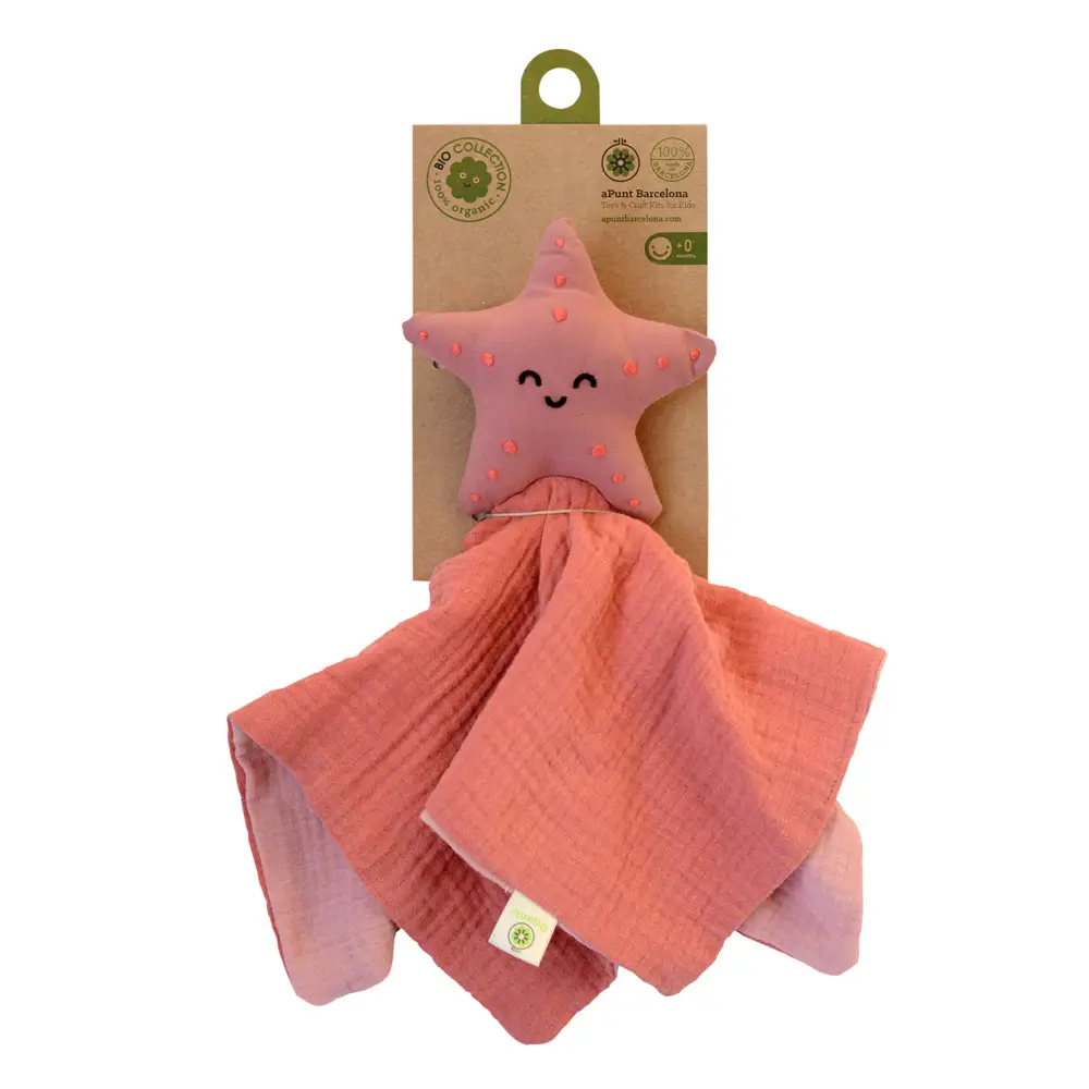 Doudou de Algodón Orgánico GOTS®- Estrella (Apunt Barcelona) - Imagen 4