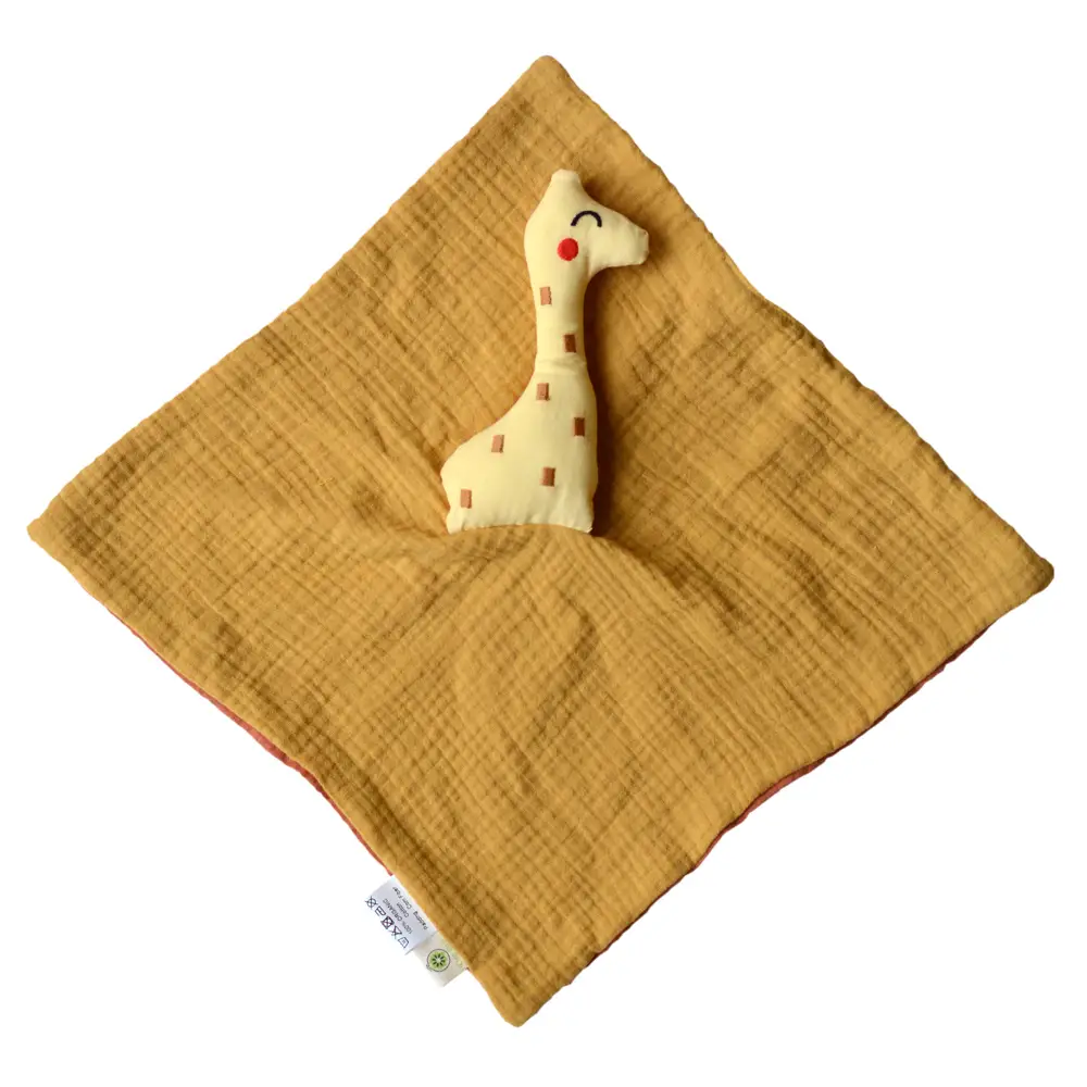 Doudou de Algodón Orgánico GOTS® - Jirafa (Apunt Barcelona) - Imagen 3